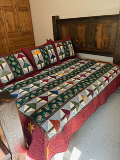 2 of 2 Twin Quilts and 3 Shams by Linda Hughes-480x640px